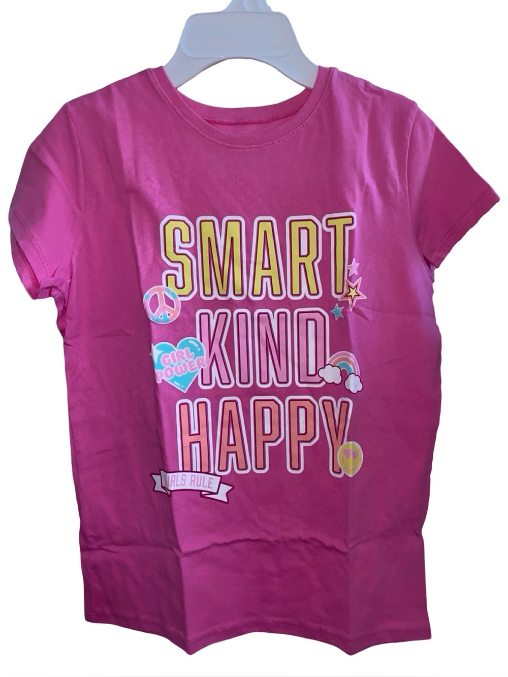 The Children’s Place Kids Girls Pink Graphic Tee Size Large 10/12